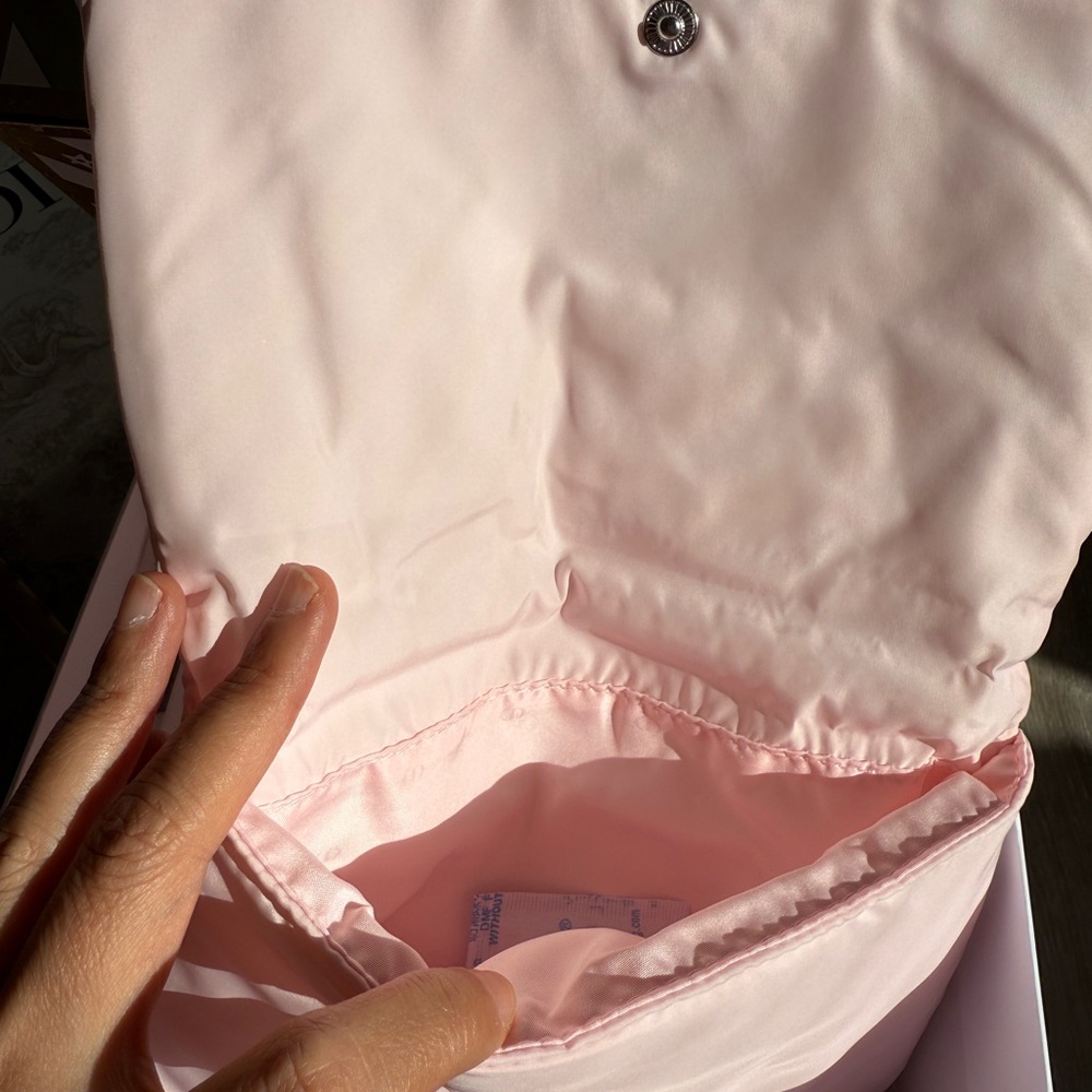 Dior Soft Pink Puffy Bag with Silver Logo - New with Christian Dior Box 2025 - Picture 7 of 8